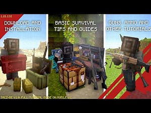 TACZ BE Addon Full Tutorial Guide for Beginners | for Minecraft PE 1.21.132+ | Creator Crafter321