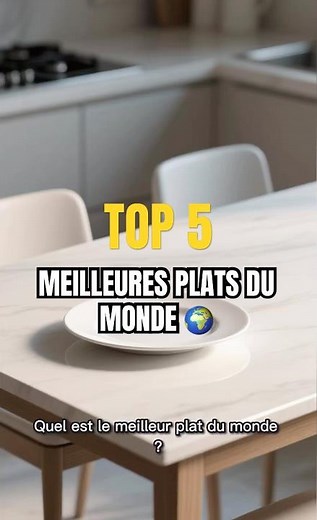 🔥Top 5 meilleurs plats du monde ! - tu choisis le quel ? 🔥