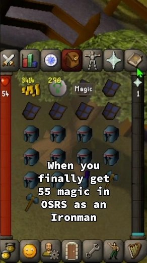 When you finally get 55 magic in OSRS as an Ironman! #osrsironman #osrs