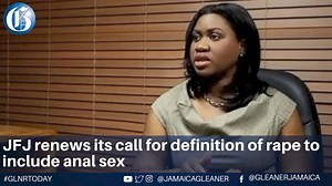Human rights group Jamaicans for Justice is calling for the repeal of Jamaica's buggery law so that forced anal penetration can be classified as rape. Currently, under the Sexual Offences Act, men and boys cannot be legally recognised as victims of rape, and women and girls receive less protection for forced anal penetration. Read more: https://jamaica-gleaner.com/article/news/20240614/jfj-renews-its-call-definition-rape-include-anal-sex #GLNRToday | Jamaica Gleaner