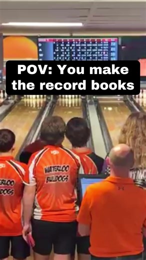 Do distract myself from what happened at highland let’s go back to yesterday 778 for the schools 3rd highest series and 3392 for the team for 2nd highest team series! #bowling #record #school #recordbooks #grind