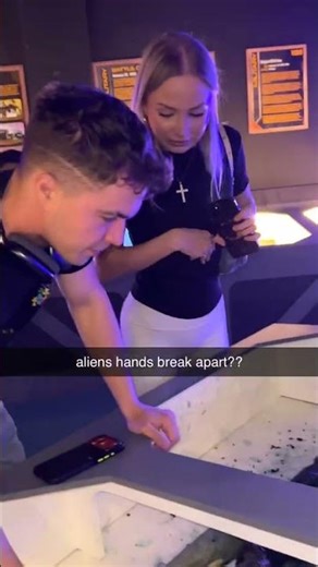 that’s what alien hands do?! 👽