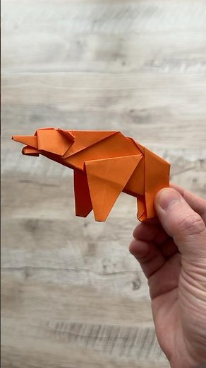 origami bear 🐻 | paper bear #origami #papercraft #bear