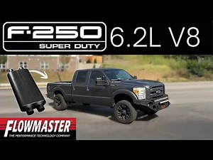 2015 Ford F-250 6.2L V8 Exhaust Sound w/ Flowmaster 50 Series!