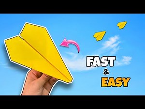 How to Make a Paper Airplane that Flies Far | Step-by-Step Guide | Paper Plane