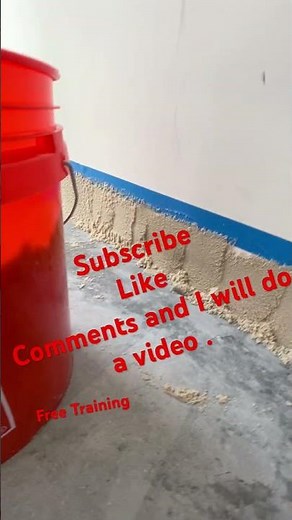 How to install epoxy cove base #epoxy #spf_industrial