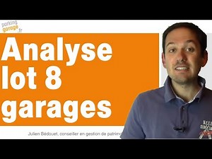 Lot de 8 garages à vendre