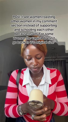 Some women used to be super tight before their first Vagina birth, but now everywhere good, they enjoy penetration more and it’s so wet, WAS THAT THE ORIGINAL SIZE? Is the shape of your V the same as when you haven’t had episiotomy? In my caption I said “The statement is not true for some women” and women went on and on in the comment section about how tight they are😂. If the vagina didn’t go back to the original size, does that mean it doesn’t grip? Does it mean it’s open? He mean say he slack