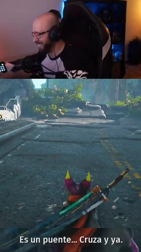 Crossing a Bridge in Biomutant Gameplay