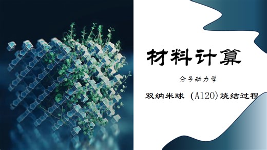 双纳米球(Al2O)烧结过程【2.改变温度】