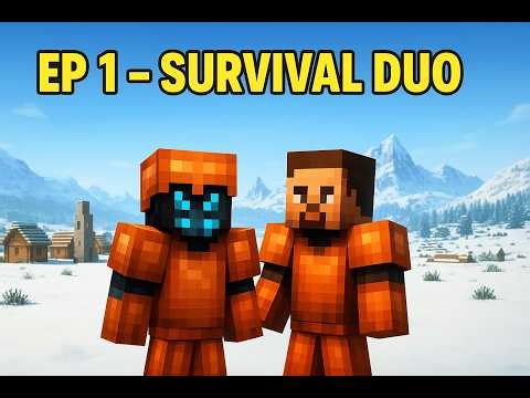 EP 1: The Ultimate Survival Duo Begins! | Minecraft Adventure