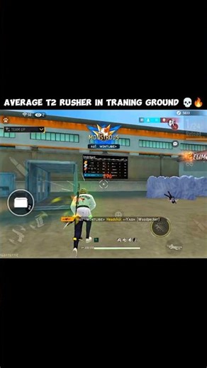🔥 Average T2 Rusher Turns BEAST in Training Ground! 😈💥