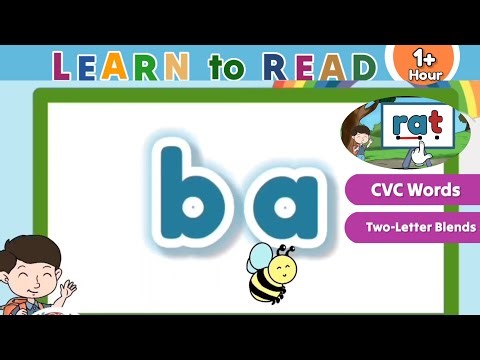 Two-Letter Blends | CVC Words | English Reading Lesson for Nursery and Kindergarten
