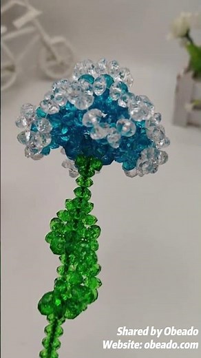 Handmade Beaded Roses Flowers #beadwork #beadedflower