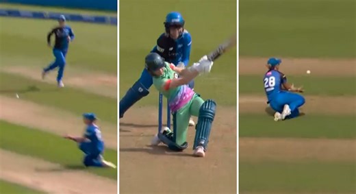 [Watch] Danielle Gibson holds onto a brilliant diving catch in The Hundred Eliminator women’s competition