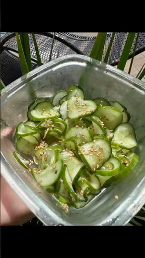 Perfect Sunomono in minutes. 🥒