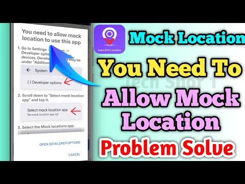 How to Fix Allow Mock Location Fake GPS Location Problem Solved