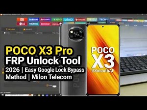 POCO X3 Pro FRP Unlock Tool 2026 | Easy Google Lock Bypass Method | Milon Telecom