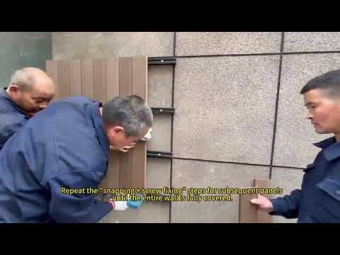 PVC Wall panel installation