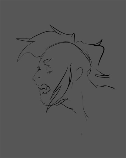 Transformative Female Werewolf Animation Practice