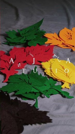 🍂 Autumn Felt Decor | Laser Cut CO₂ | AEJaCA Studio
