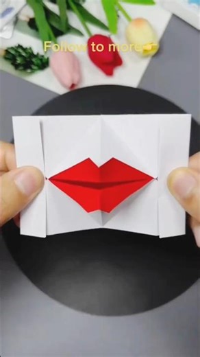 Magic Paper Lips 💋 কাগজ দিয়ে ঠোট #shorts
