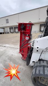 Concrete, meet your match. Strong Concrete is on site with the drop hammer and we’re not here to play. #skidsteer #heavyequipment #ReelConstruction #concreteconstruction #concretecontractor #demolition | Strong Concrete