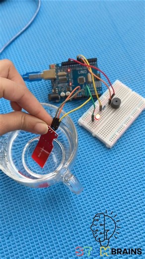 Water Sensor Alarm 🚨 #arduino #stemlearning #stemeducation #robotics #electronics