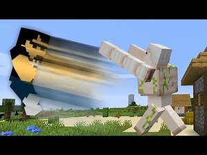 【Minecraft】Defeat the Ender Dragon in a world with 1000x knockback!