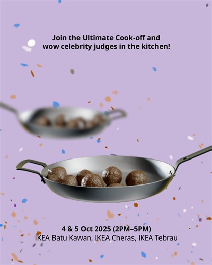 Ready to stir up some fun (and win big)? 🥘 Join our Ultimate Cook-off and stand a chance to snag a RM10,000 IKEA kitchen makeover! T&C applies. #IKEAMalaysia #IKEAHouseParty | IKEA
