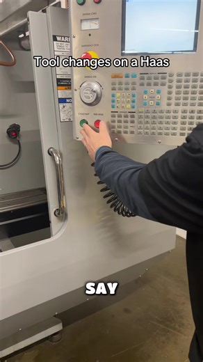 Learning a little Haas #cnc #machining #mill #lathe #Haas | lathe machine