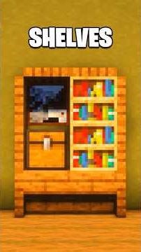 Minecraft: Shelves #minecraft
