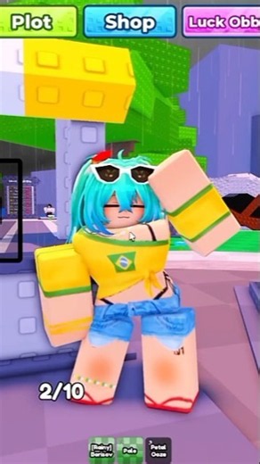 You roll ANIME girls in this Roblox game?! 👀 #roblox #anime #rollanimegirls #robloxrng #shorts #fyp