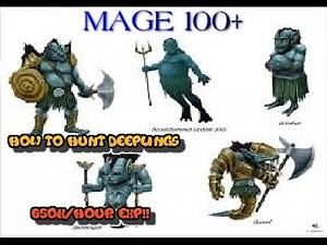 HOW TO...Hunt Deeplings 650k /h MAGE lvl 100+ !!