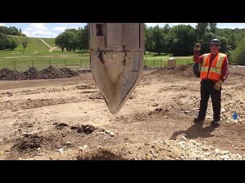 CZM EK200 drill rig operating with Kelly Bar in the USA