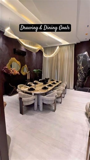 High-End Luxury Dining Room Aesthetic