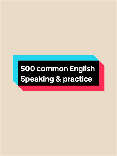 500 Common English Speaking Questions and Answers