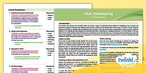 Year 5 OAA: Orienteering - Unit Overview