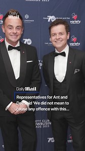 Ant and Dec pull 'triggering' podcast promo after backlash