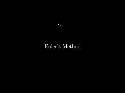 Integration Techniques: Euler's Method