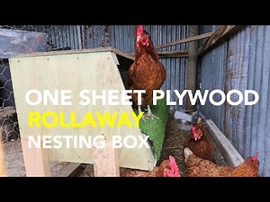 EASY Diy ROLLAWAY Chicken Nesting BOX