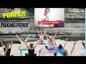 FORMULA ON EXCEL 10! How to make perol.