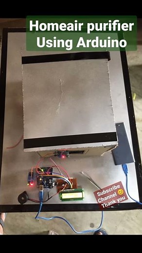 Homemade Air purifier using Arduino Uno || how to make air purifier || #shorts #short videos