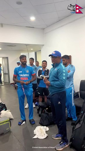 3.4M views · 155K reactions | Cricket is a game where heroes emerge not only with their batting or bowling but also with their sportsmanship and character. Heartfelt thanks to the BCCI and the Indian cricket team for this wonderful time together. #livelife #lovelife #sportslife #weCAN #HappyDressingRoom | Cricket Association of Nepal-CAN | Facebook