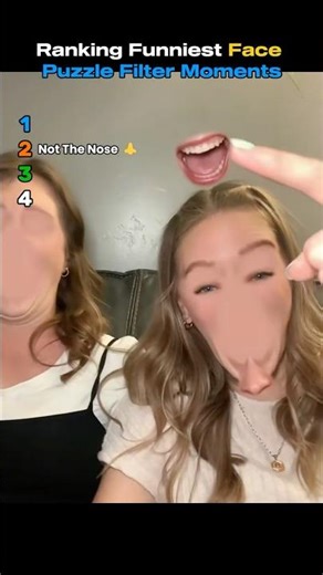 Ranking the Funniest Face Puzzle Filter Fails 😂🤯