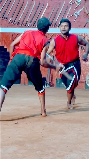 Mastering Kalaripayattu: Intense Dagger Fight in Action! 🔥 | #viralvideo