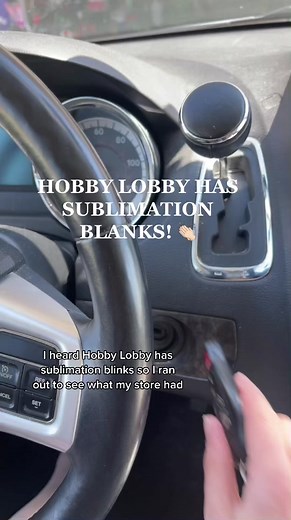 Explore Sublimation Blanks at Hobby Lobby & More!