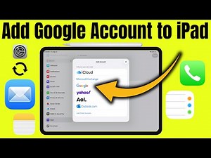 How To Add Google Account To iPad 2025 (iPad Pro, iPad Mini)
