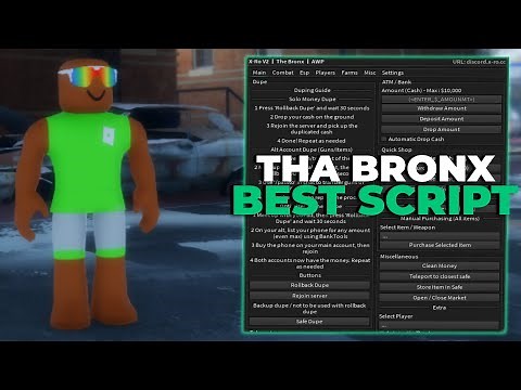 The BEST Roblox Tha Bronx 3 Script (Dupe Money - Autofarm!)