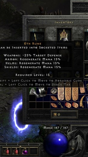 ✧Stealth Runeword✧2 socket Body Armor✧Easiest Early Armor✧D2R✧ #diablo2resurrected #ytshorts #shorts